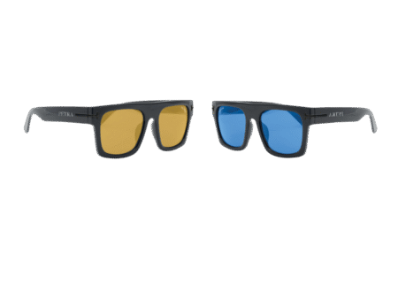 Petra Eyewear Mc | Yellow & Blue Lenses
