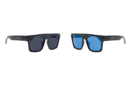 Petra Eyewear Mc | Black & Blue Lenses